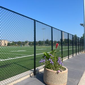 SS40 Black Polyolefin Black Coated Posts and Pipe