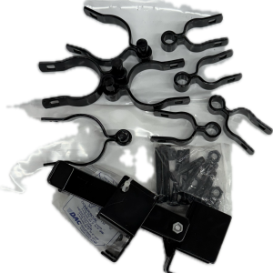 Double Swing Gate - Hardware Kit - Black