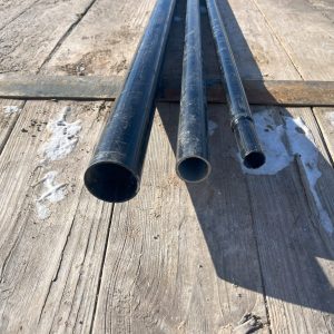 .065 Polyolefin Black Coated Swaged Tubing - 1-3/8"