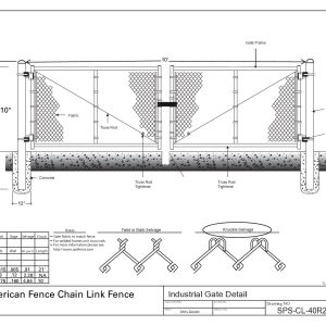 Double Swing Gate - Galvanized