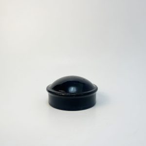 Dome Caps - Pressed Steel - Black